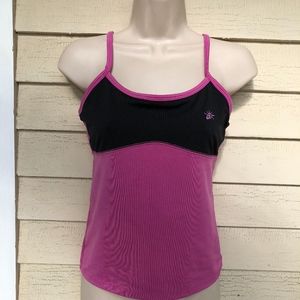 SO SPORTY pink bra top athletic top